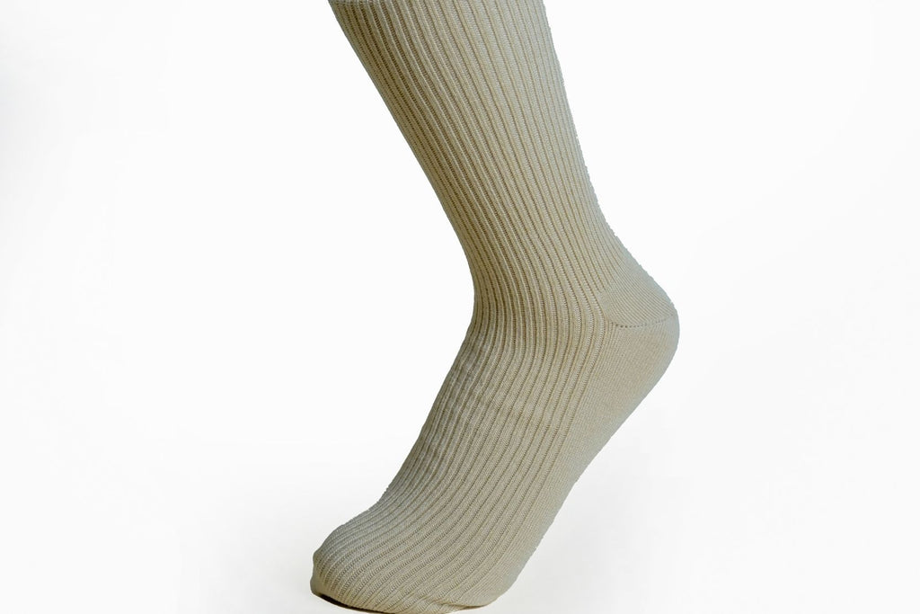 Acrylic Socks Cream
