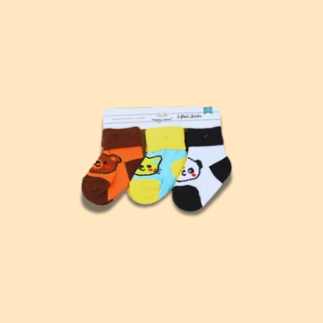 Bear Socks Pack of 3