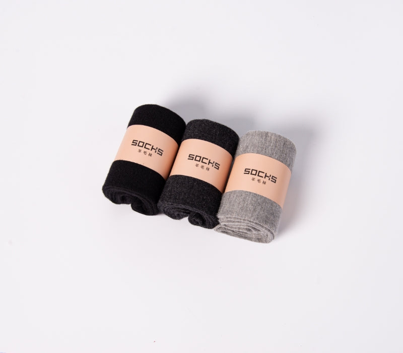 WOOL SOCKS IN PACK OF 3