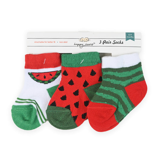 Watermelon Socks Pack of 3
