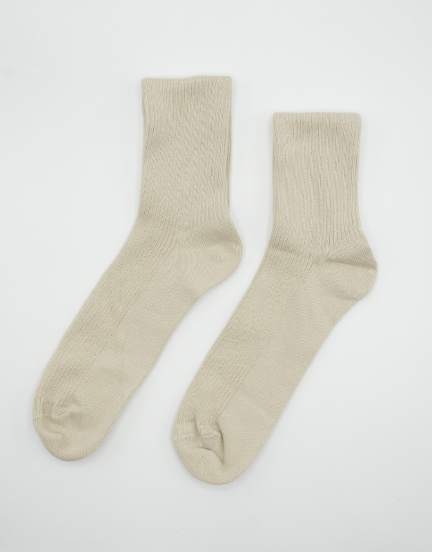 Acrylic Socks Cream