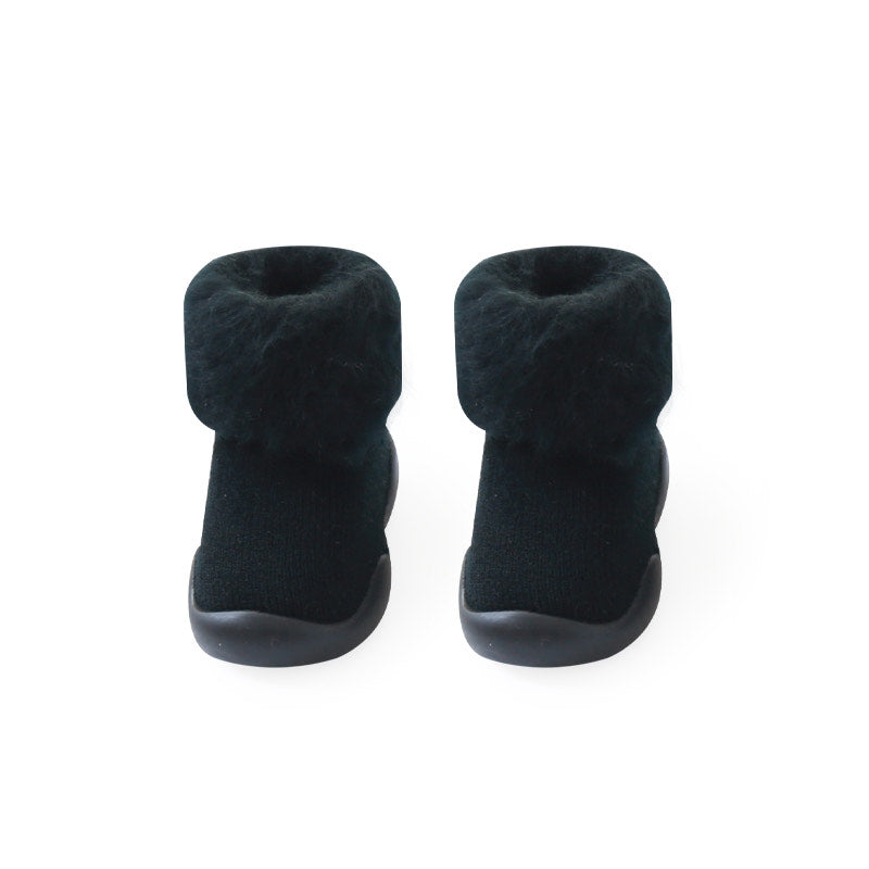 Black Furry Shocks