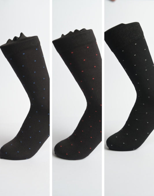 Premium Mercerized Dress Socks Pack Of 3