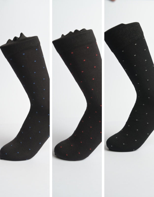 Premium Mercerized Dress Socks Pack Of 3