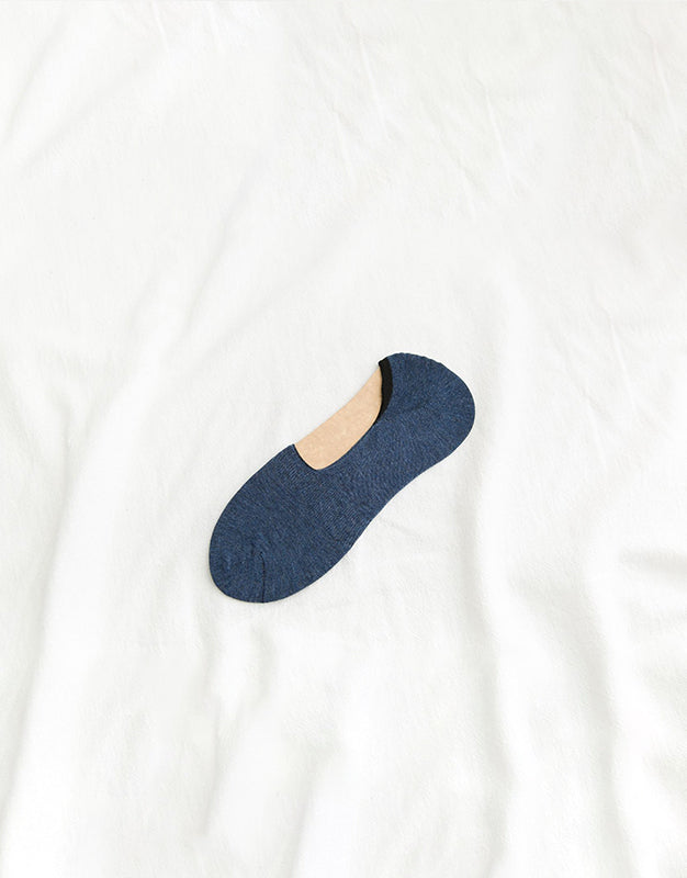 Blue Melange Socks