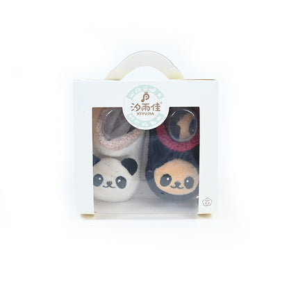 Panda New Born Silicone Grip Sock Set