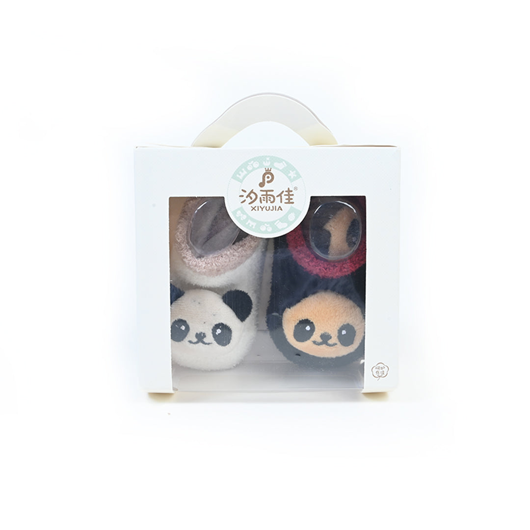 Panda New Born Silicone Grip Sock Set