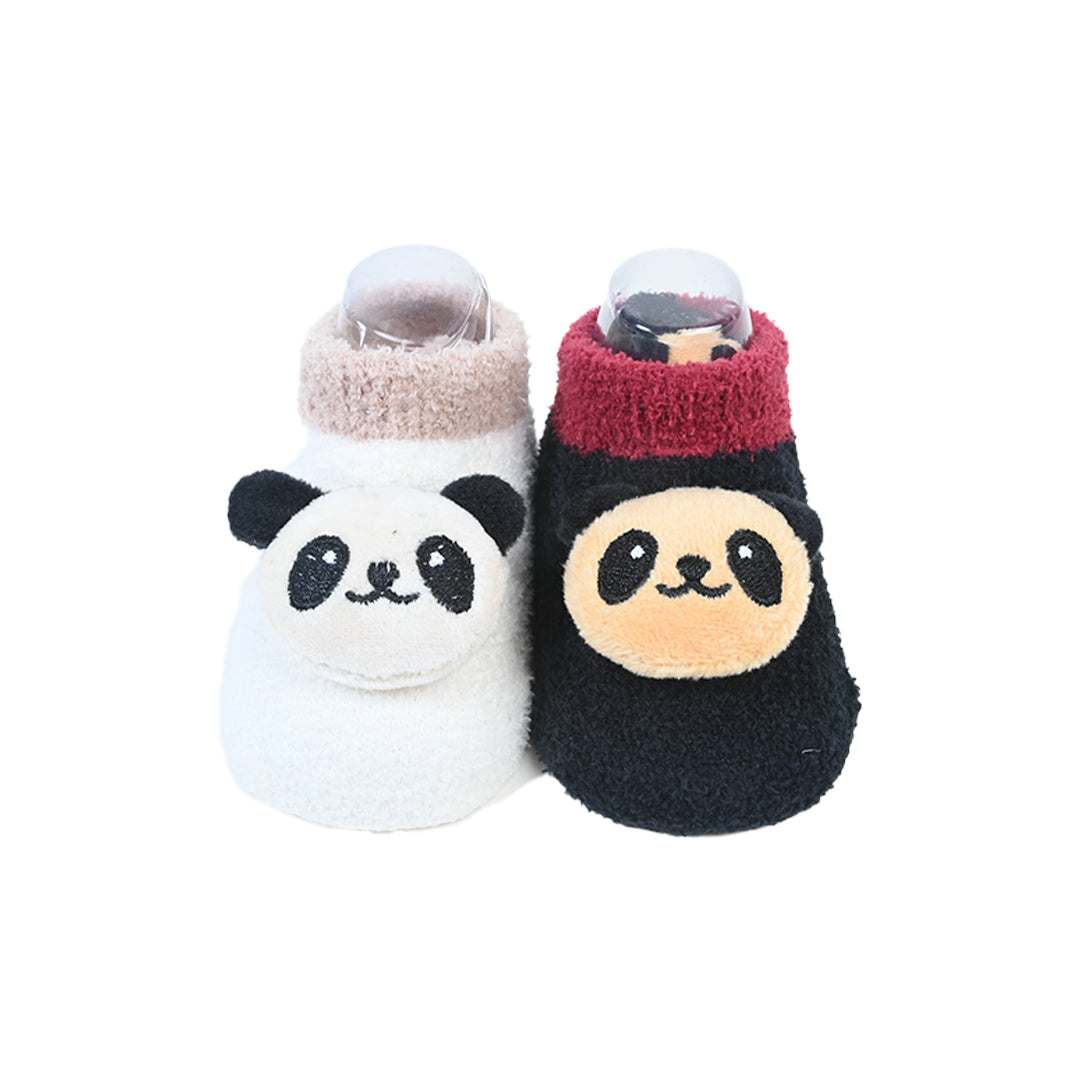 Panda New Born Silicone Grip Sock Set