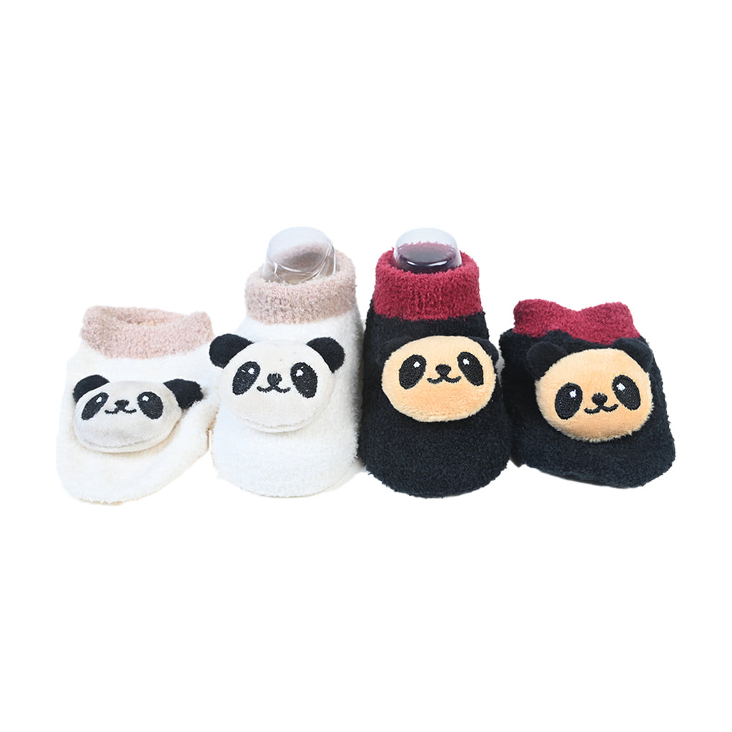 Panda New Born Silicone Grip Sock Set