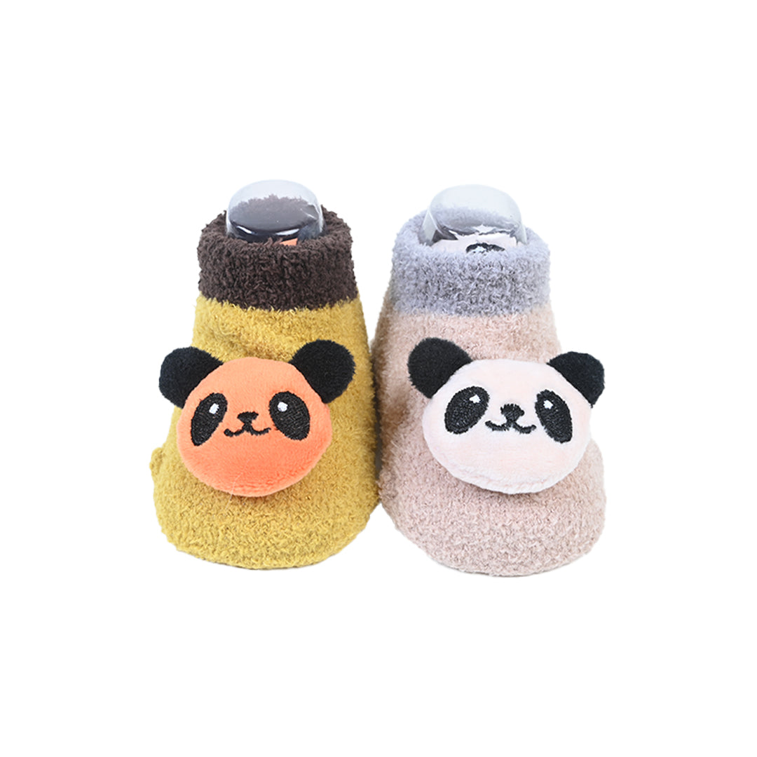 Panda New Born Silicone Grip Sock Set