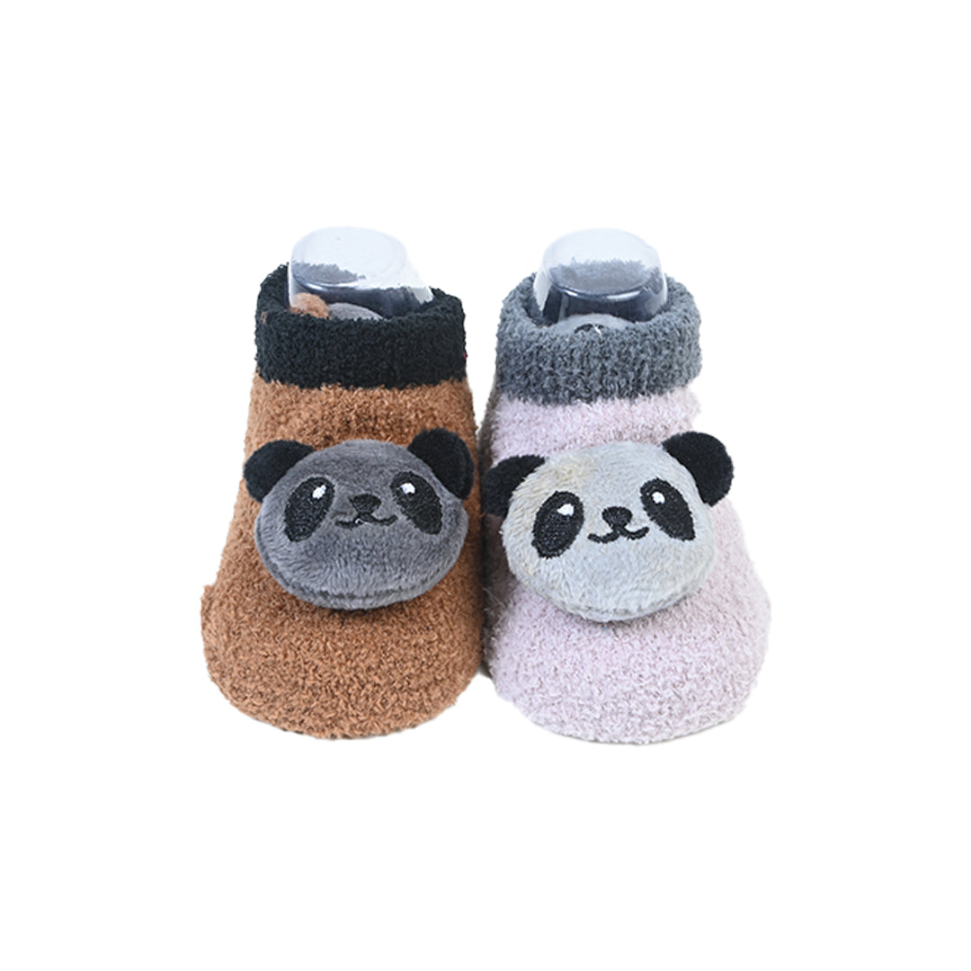 Panda New Born Silicone Grip Sock Set